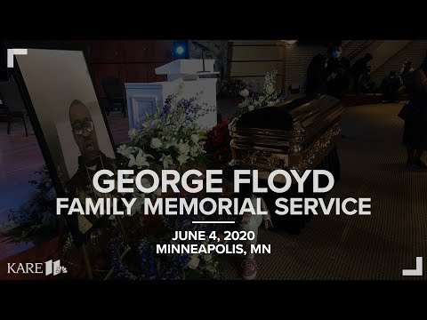 Full George Floyd memorial service in Minneapolis