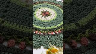 Conjunto de tapete e centrinho de mesa modelo Andreia✨#crochet #handmade