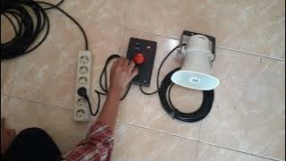 Bel Sirine Palang Pintu Perlintasan Kereta Api