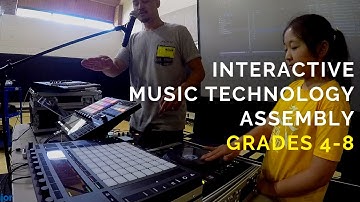 Interactive Music Technology Assembly (Grades 4-8) - 5th Grader Scratching Her Own Vocal Sample