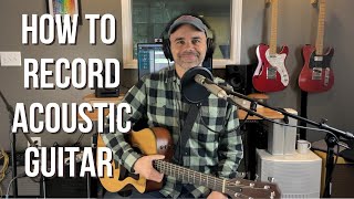 how to record acoustic guitar in studio one