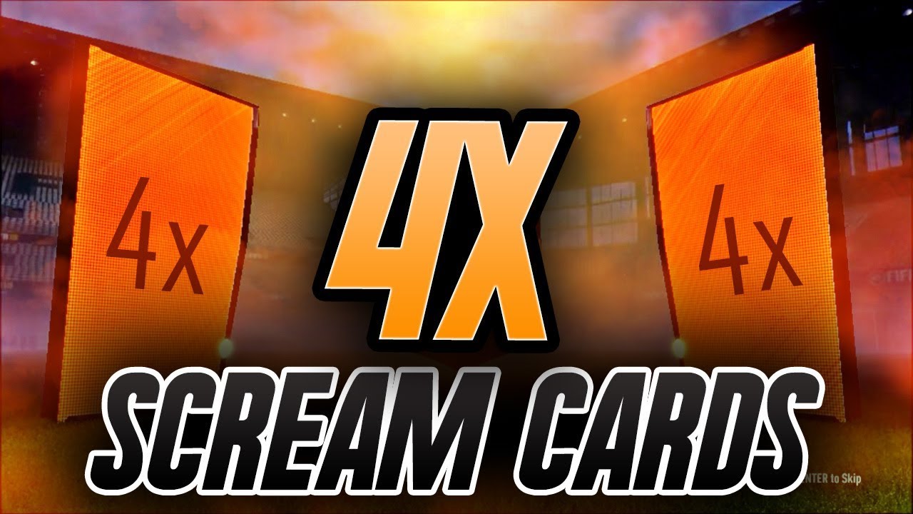 I PACKED 4 SCREAM CARDS!! - FIFA 18