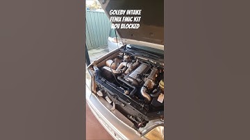 1jzgte jzs171 crown intake Flutter stock vs bolt ons #1jzgte #1jz #jzx #jzs #jzs171 #toyota #turbo