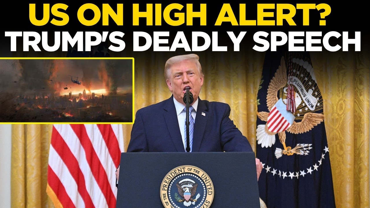 LIVE: Donald Trump’s Fiery Announcement Shocks America , Trump Speech LIVE | World News LIVE