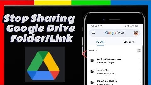 Hoe u kunt stoppen met het delen van uw Google Drive-link/map