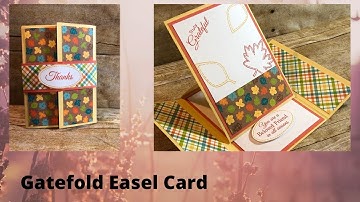 Gatefold Easel Card | Pinterest Inspired