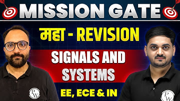 Signals and Systems One Shot | MAHA REVISION | EE, ECE & IN | GATE 2024 Preparation