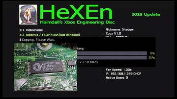 Steps to Flash an F and G Enabled BIOS on an Original Xbox TSOP using HeXEn 2018