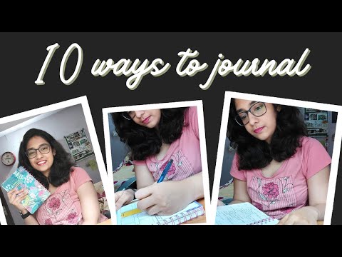 10 Types of Journals to Keep | How to Journal for Beginners | Ahana Batabyal
