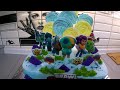 Торт Бравл старс/Торт для мальчика/Торт с топперами/Cake Brawl Stars