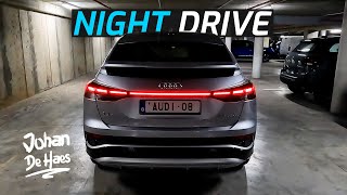 AUDI Q4 E-TRON SPORTBACK NIGHT DRIVE I DEMO LIGHTS