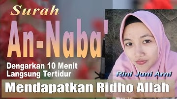 Untuk yang Sulit Tidur...Dengarkan 10 Menit langsung tidur, Relaksasi pengantar tidur, Surah An-Naba