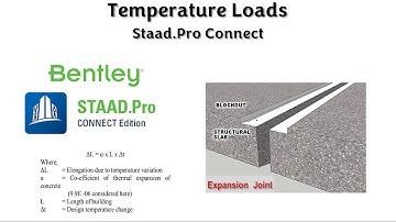 Temperature loads & Stresses in Beam | Temperature loads & Stresses manual calculation Vs Staad pro