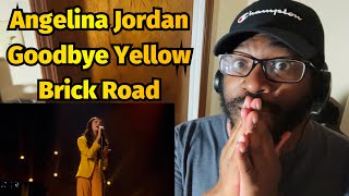 Angelina Jordan - Goodbye Yellow Brick Road | AGT Champions 2020 | REACTION!!!