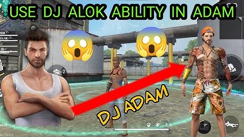Use Dj Alok Ability In Adam😱 Latest 100% Working Trick - Garena Free Fire
