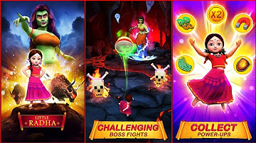 Little Radha Run Gameplay | Fun Adventure Run Game | Android/iOS Gameplay Walkthrough