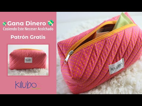 Earn Money Sewing This Quilted Toiletry Bag FREE PATTERNS