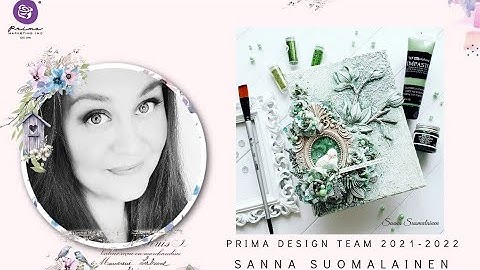 Step By Step Tutorial Mixed Media Canvas "Hello Spring"