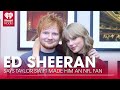 Ed Sheeran Says Taylor Swift Made Him An NFL Fan Before Kelce Romance | Fast Facts