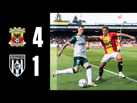 G.A. Eagles Heracles Goals And Highlights