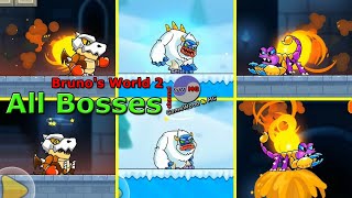 All Bosses | Bruno's World 2 | Without Dying | 3-star | Android screenshot 4