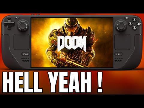 DOOM 2016 on Steam Deck - Hell at 60 FPS