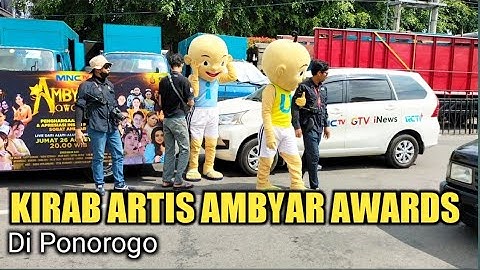 PERAIAPAN KIRAB ARTIS AMBYAR AWARDS MNC TV DI PONOROGO