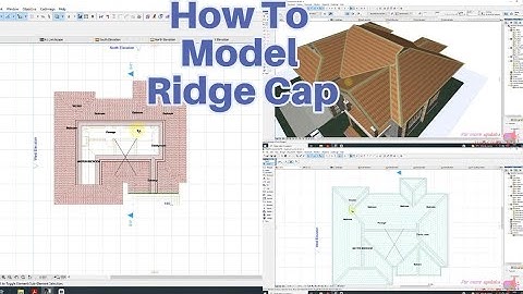 How to Model Ridge Cap in Archicad with Cadimage