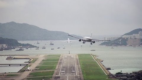AWESOME RARE Kai Tak Hong Kong Approach - Prepar3D v3.3 Stunning realism