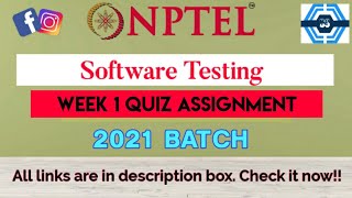 Famous Software Testing | Week 1 Answers | NPTEL || Wealth