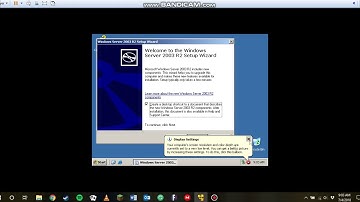 Windows Server 2003 installation Part 2