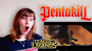 KPOP FAN REACTION TO LEAGUE OF LEGEND'S PENTAKILL! (Off Guard Plot twist)