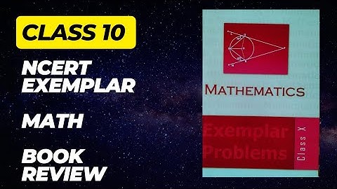 Mathematics exemplar problems class 10 Ncert books review 2024