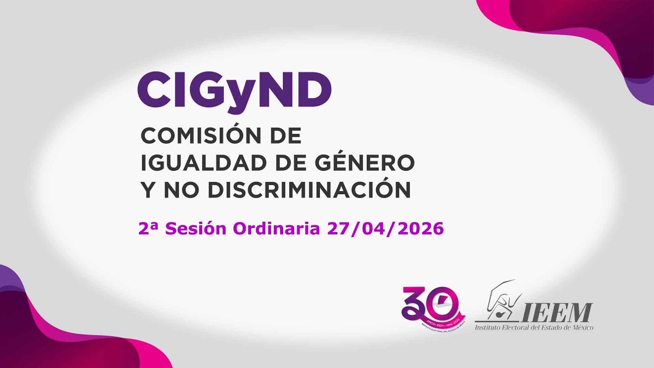 2ª Sesión Ordinaria de la Comisión de Igualdad de Genero y No Discriminación.