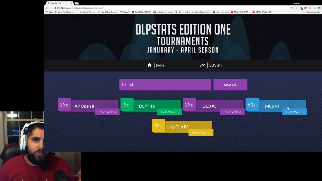 DUEL LINKS PRO RANKINGS REACTION!!