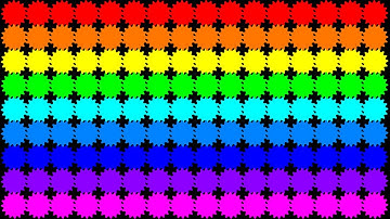 9 Colors PaintBall Marble Run Race ASRM in Algodoo