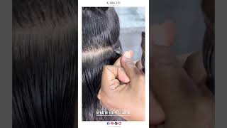 How to Fix Keratin Glue Extension / Karkafi Hair /وصلات الكيراتين/ قرقفي للشعر المستعار /الشعر طبيعي