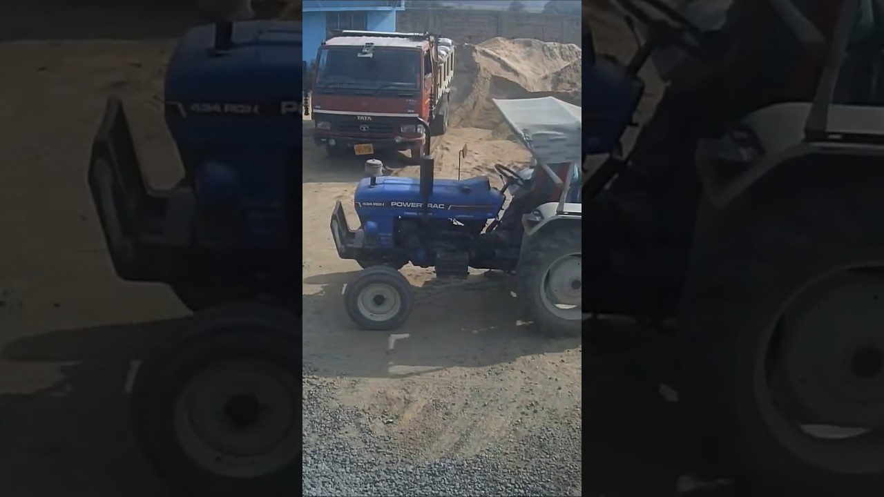 Crossing power tac blue 🔵🔵 tractor