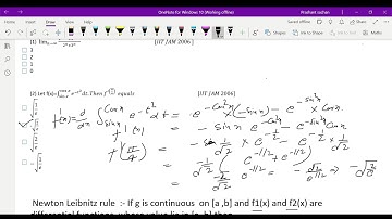 IIT jam solution(2006) || Newton Leibniz rule