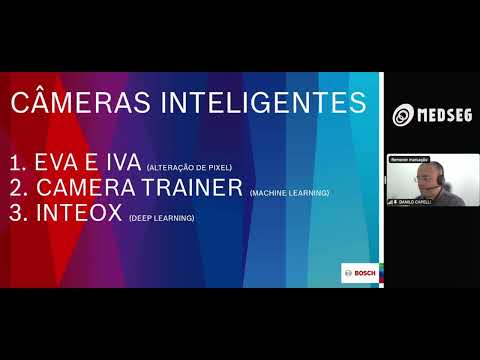 Medseg Webi - Analíticos CFTV Bosch - EVA e IVA, Camera Trainer, Inteox, Deep e Machine Learning