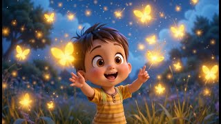 Let’s Chase the Firefly and Count the Stars | Nighttime Adventure Rhyme for Kids | Calming Song