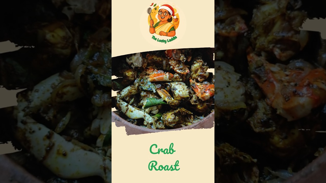 Kerala Crab Roast | Nadan Njandu Roast | Spicy Coconut Oil Masala | Kerala Style Crab Roast