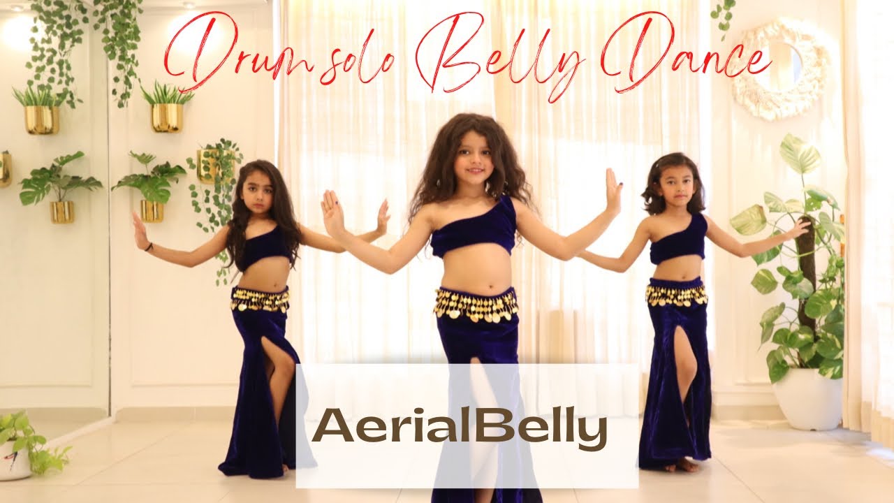 Drum Solo Belly Dance | AerialBelly | Kid Belly Dancers | Ahmedabad 