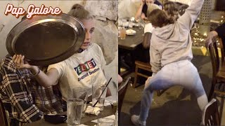 Emma Chamberlain Covers Her Boyfriends Eyes as Girl Twerks In Front of Them at Saddle Ranch