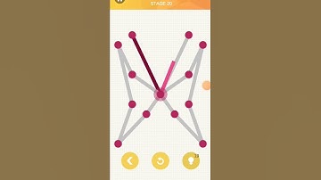 1 Line Puzzle Game Solution - One Line One Touch Puzzle Game | Pack 1 | Stage 19-21 #short #shorts