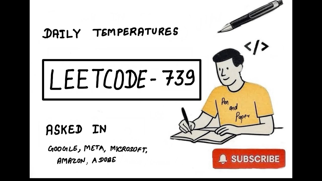 LeetCode 739 | Daily Temperatures | Monotonic Stack Solution Explained ...