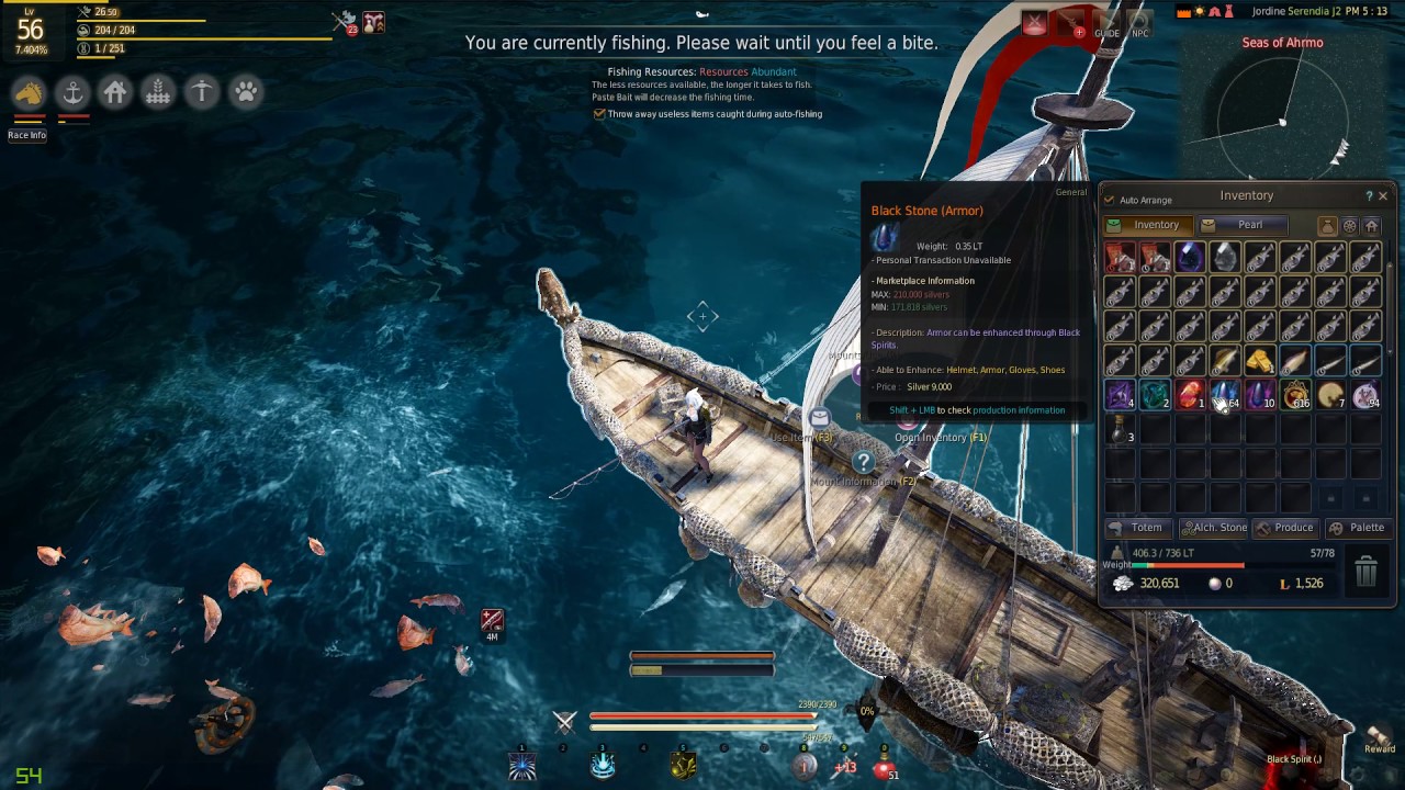 Black Desert fishing gold spot YouTube