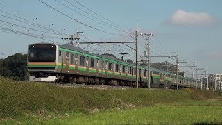 E231系1000番台 宮ヤマU534編成 東大宮~蓮田通過