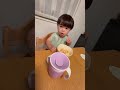 ピザ🍕大好き👶 #しまいにっき#年子姉妹＃1歳児#3歳児＃4歳児#shorts #育児#子育て#子供のいる暮らし#ピザ