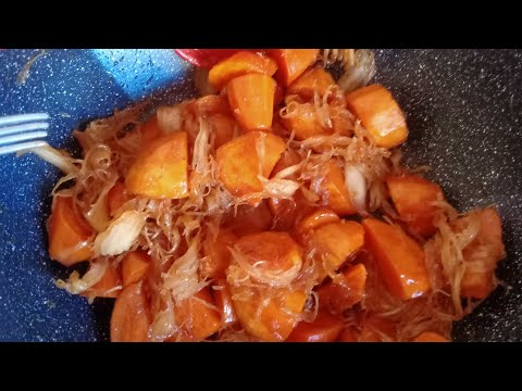 How to make sweet potato 🍠🥥វិធីធ្វើដំឡូងឈឹង🥥🍠#cooking #food #cookingtime